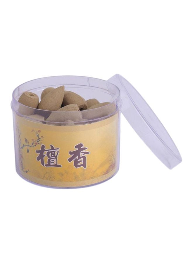 40 قطعة من بخور خشب الصندل على شكل الطلقات بني - Image 3